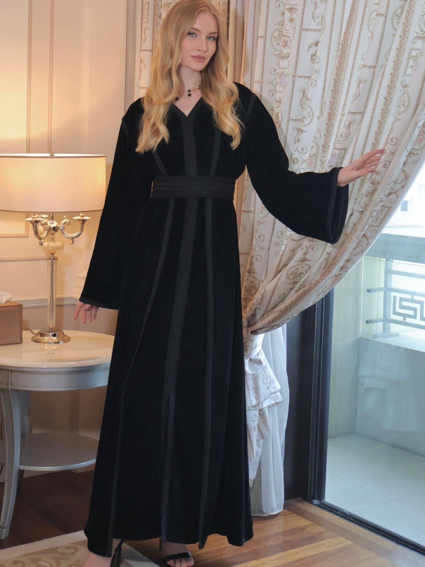 Leen Velvet Kaftan