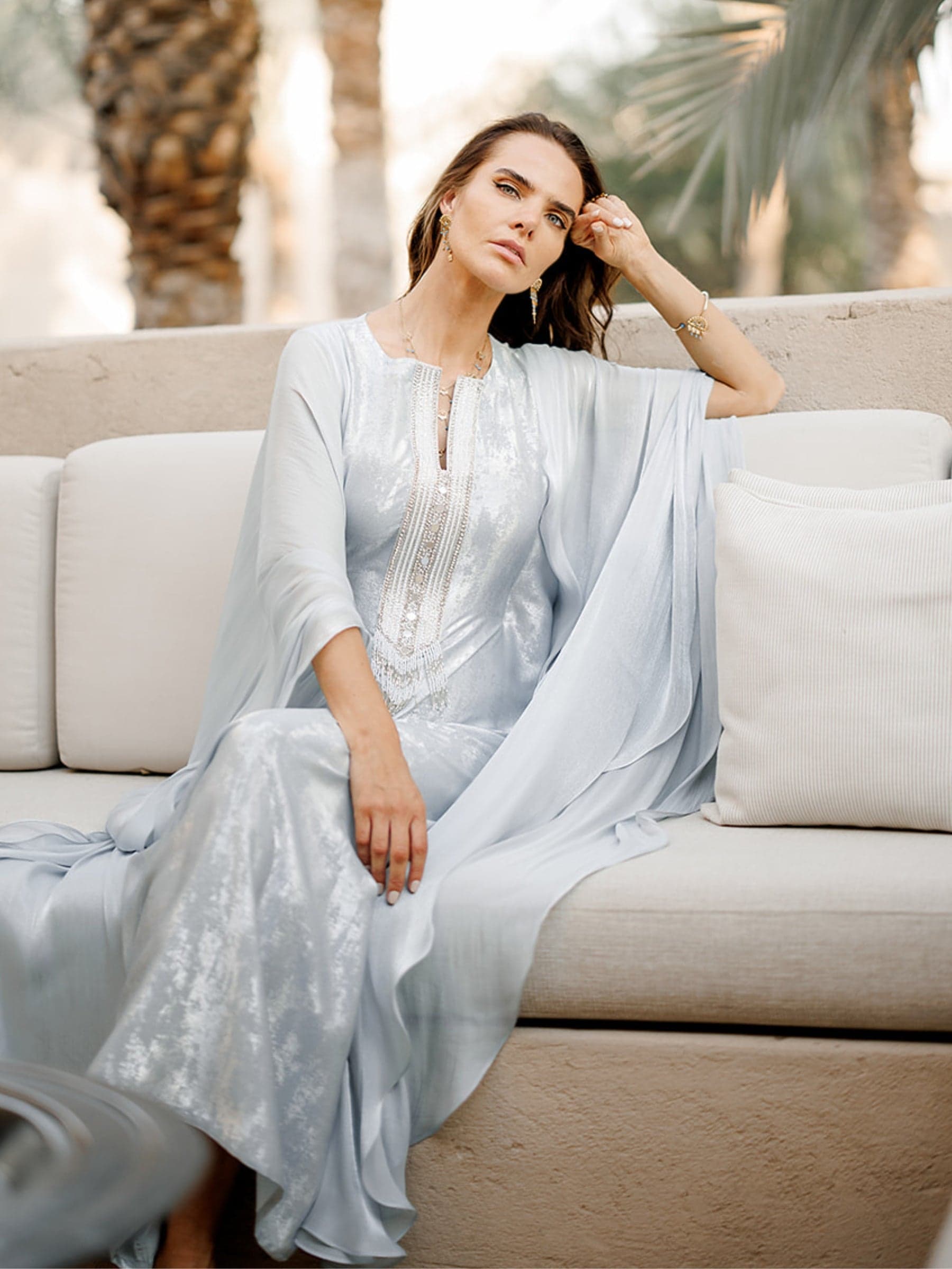Reef Turquoise Kaftan