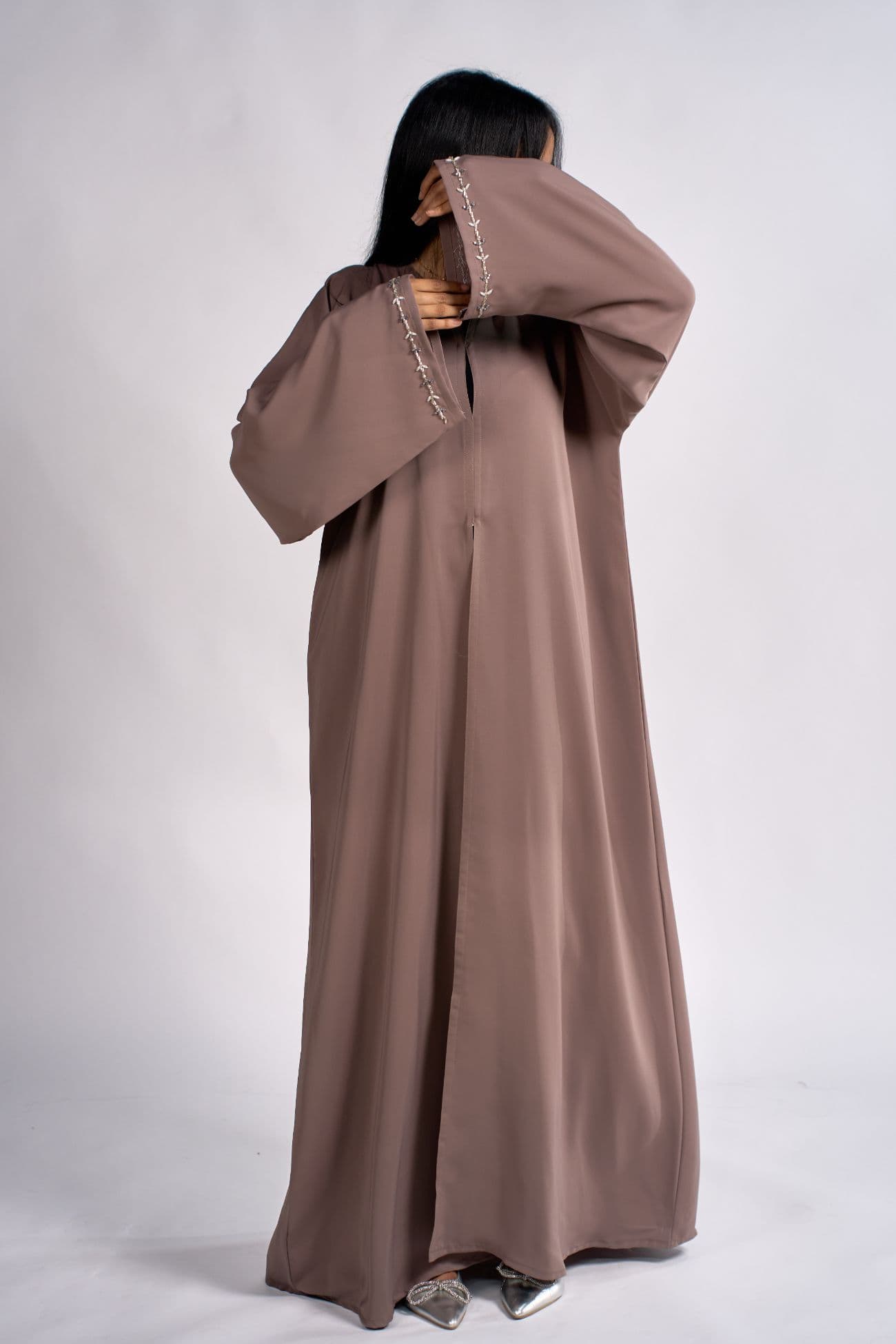 عباية انسيابية الورود