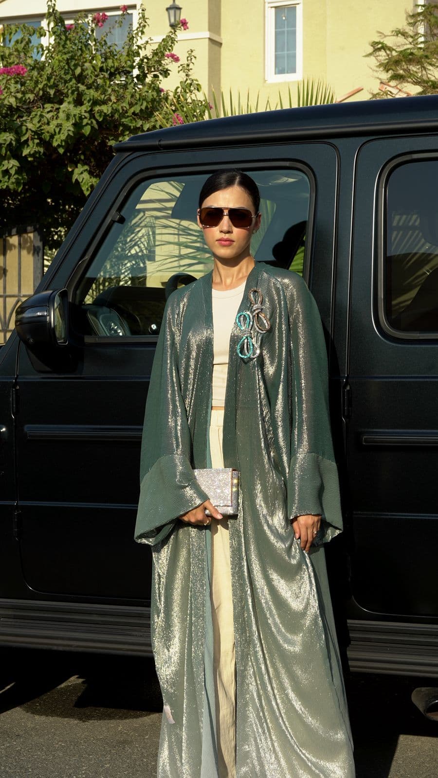 Verdant Shine Abaya