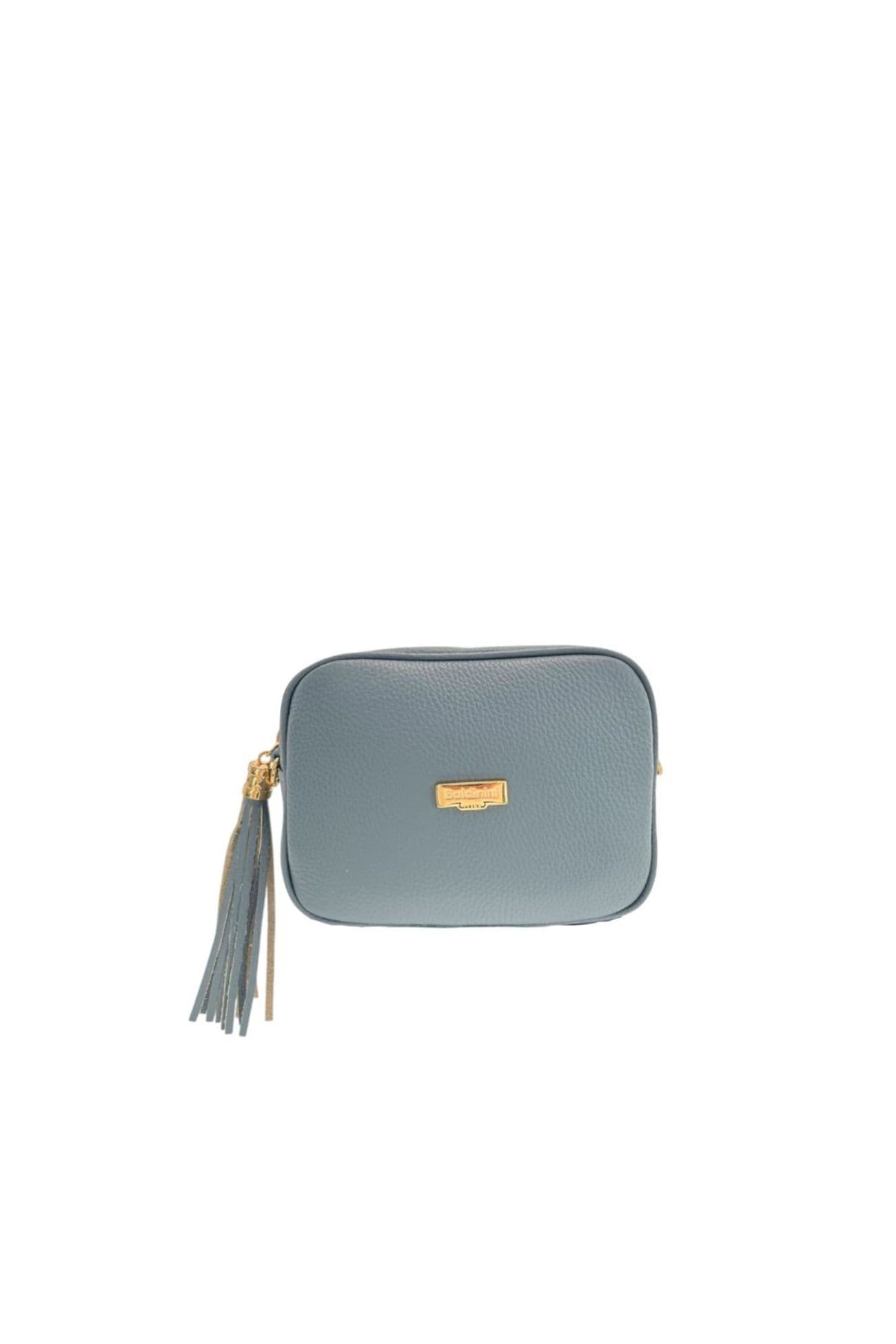 Baldinini Trend Blue Leather Women Crossbody Bag
