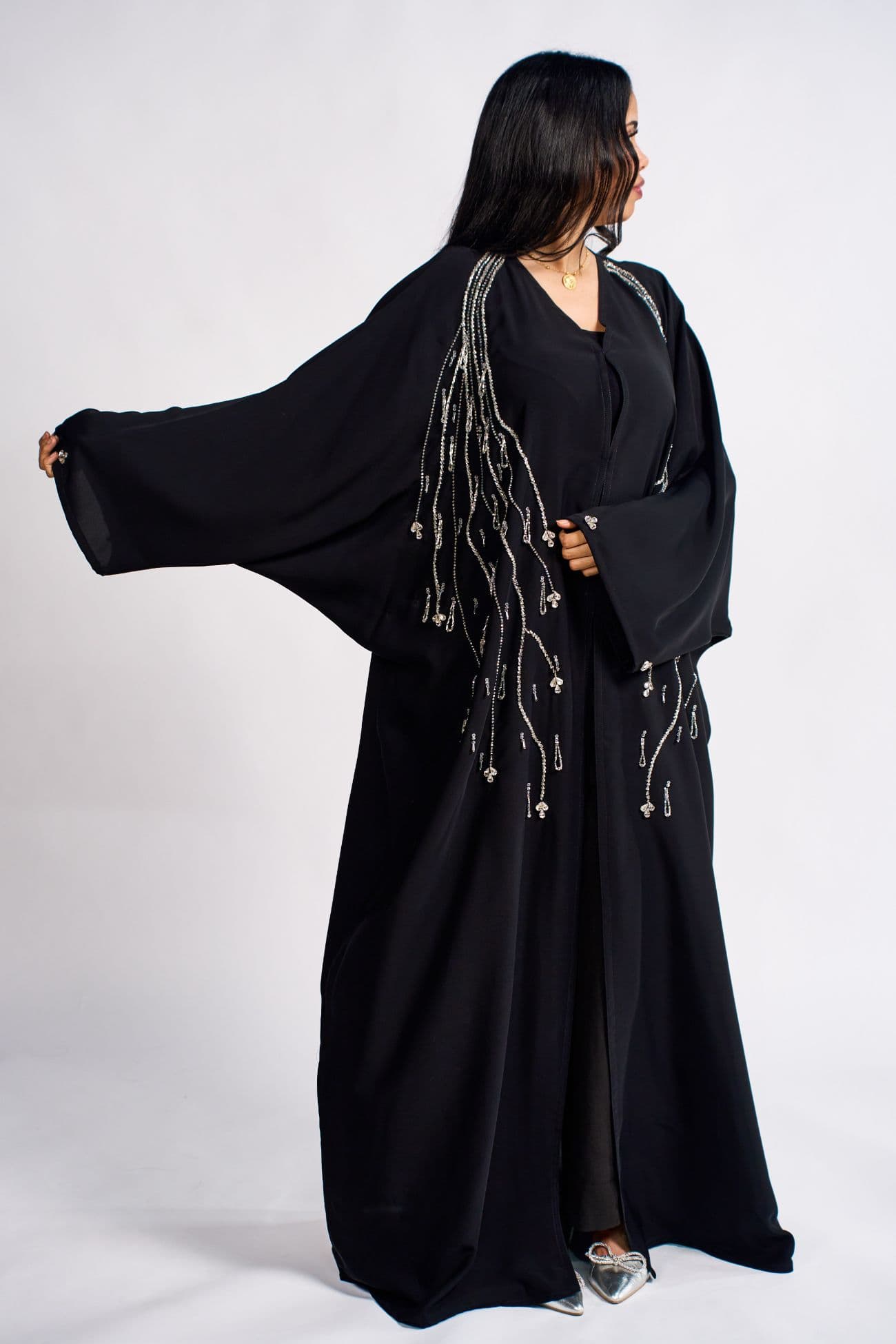 Crystal Waterfall Abaya