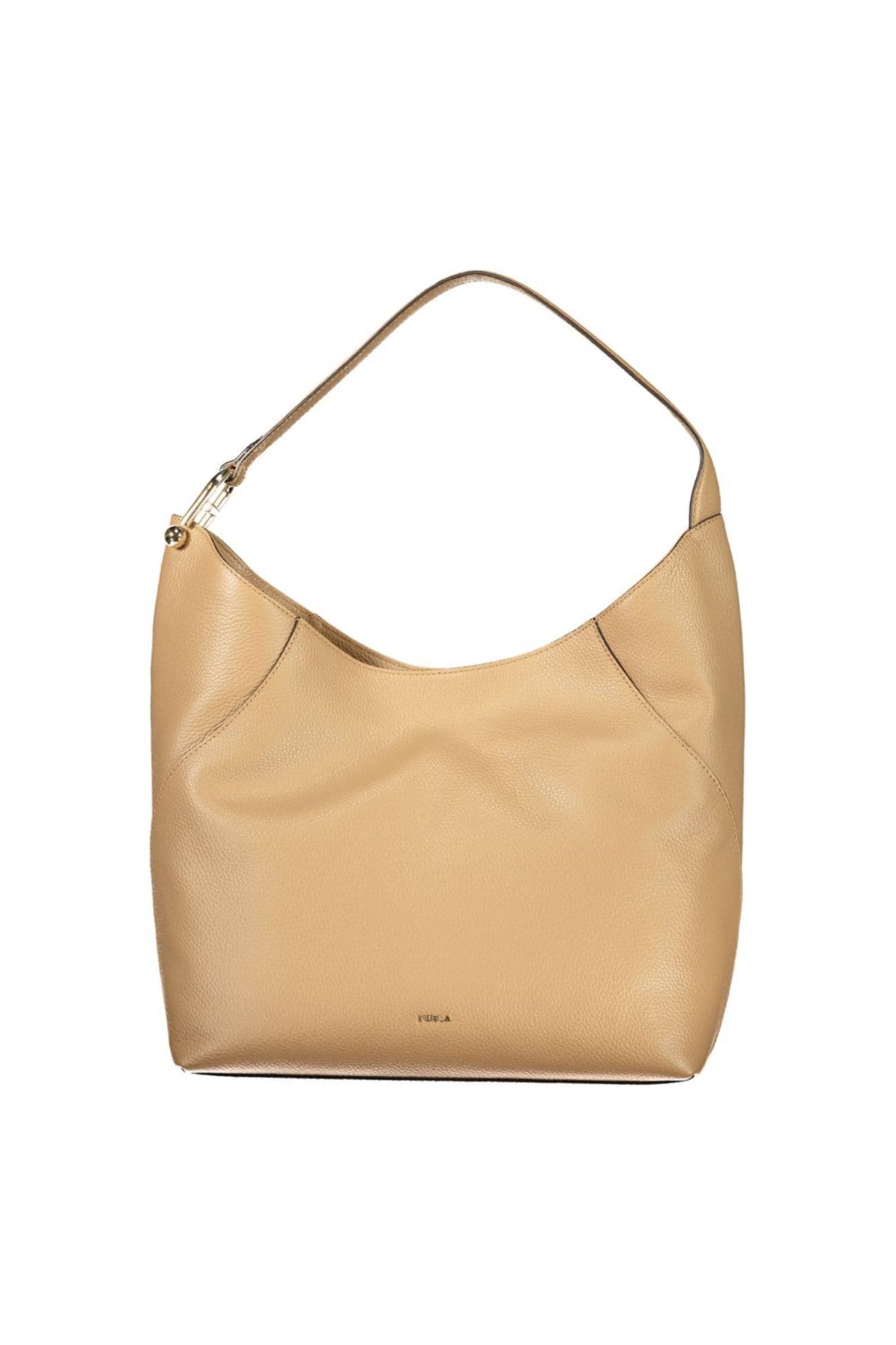 Furla Marrone Leather Women Handbag