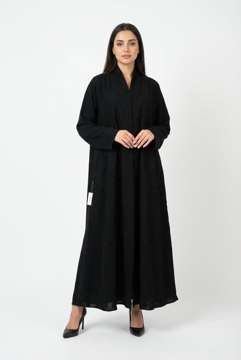 عباية شيفون — Black 2