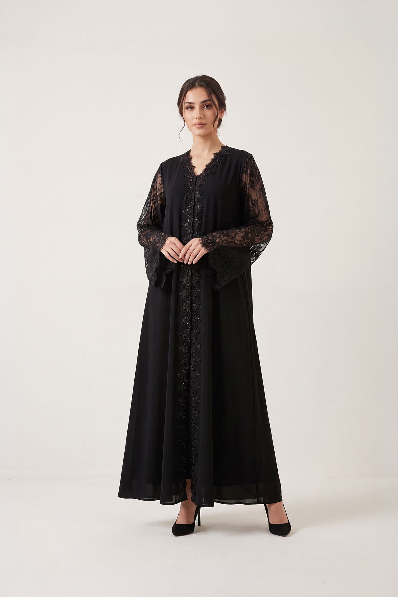 عباية دانتيل — Black 2