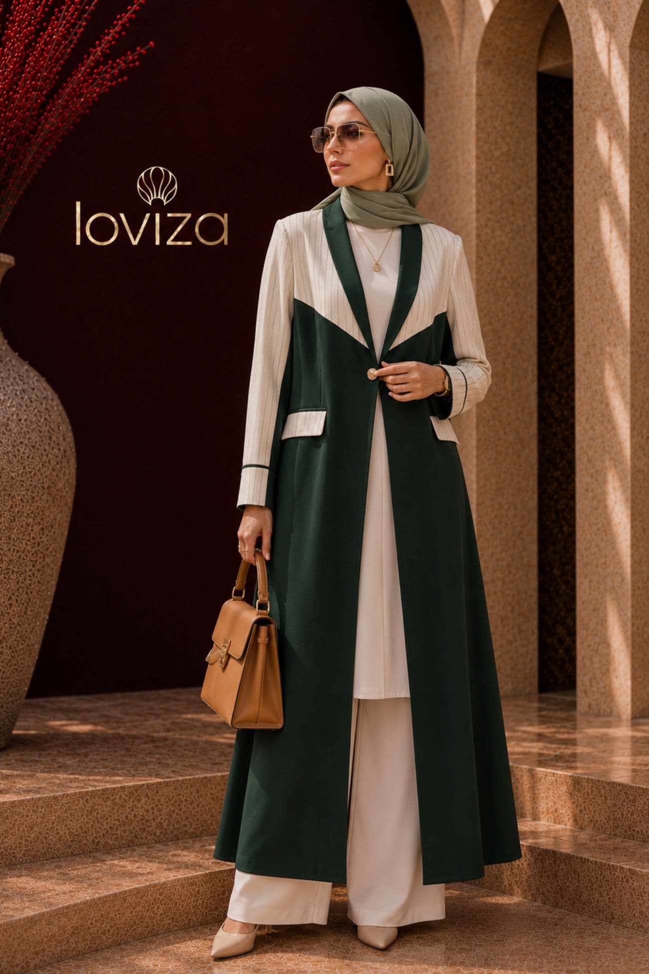 Emerald Executive Tailored Abaya