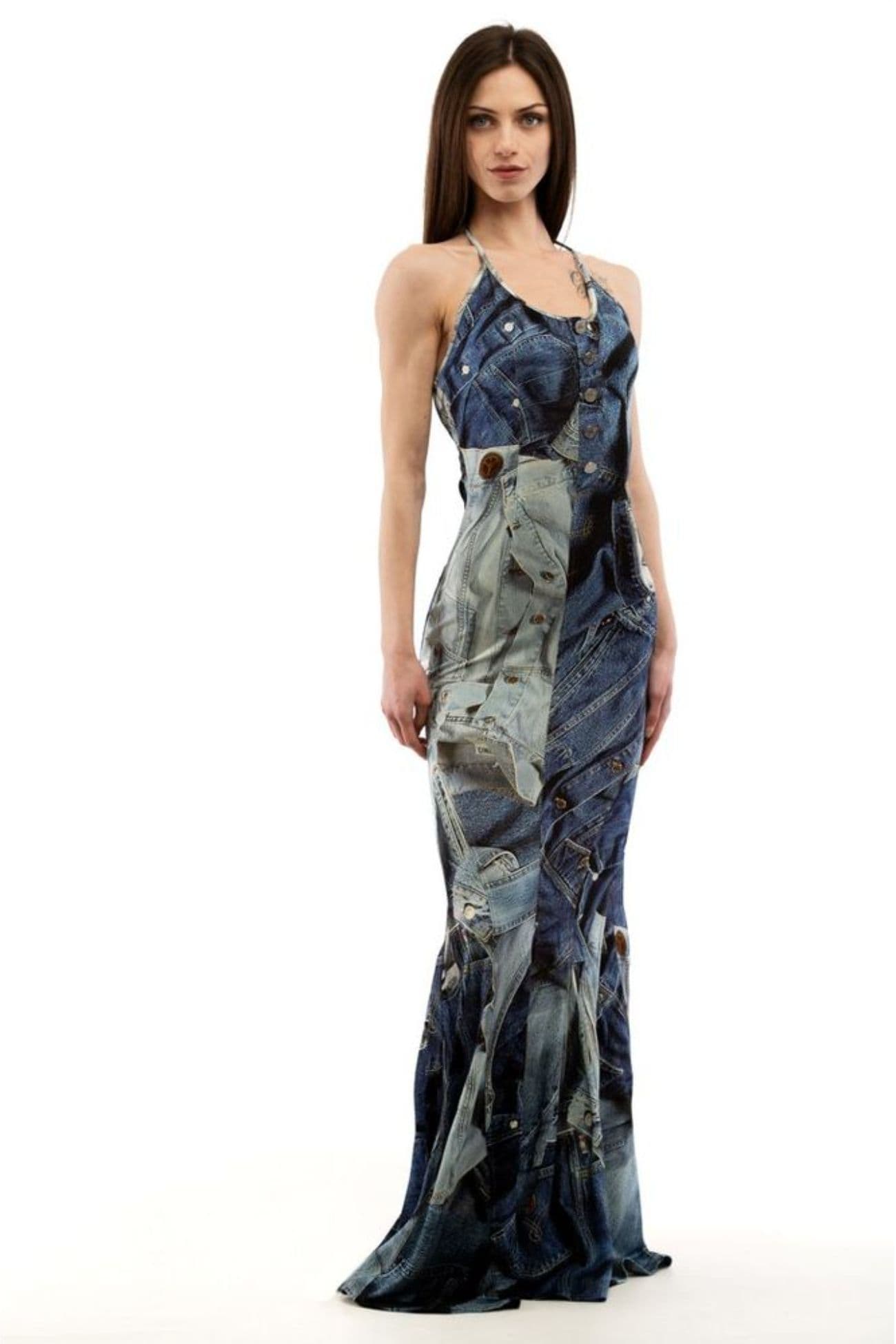 Moschino Multicolor Viscose Blend Casual Dress