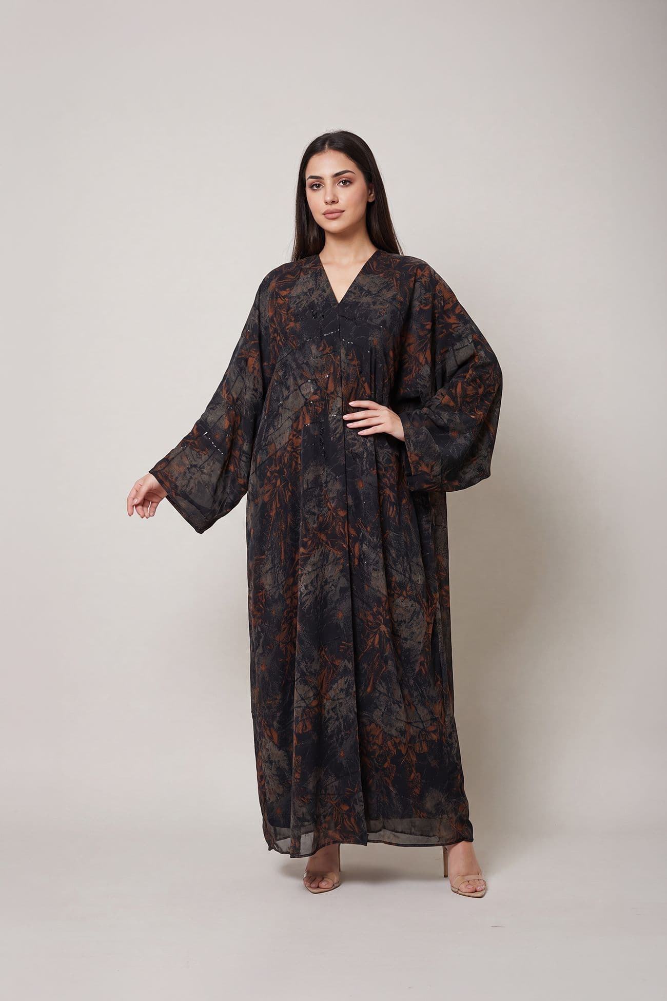 Bisht abaya — Black