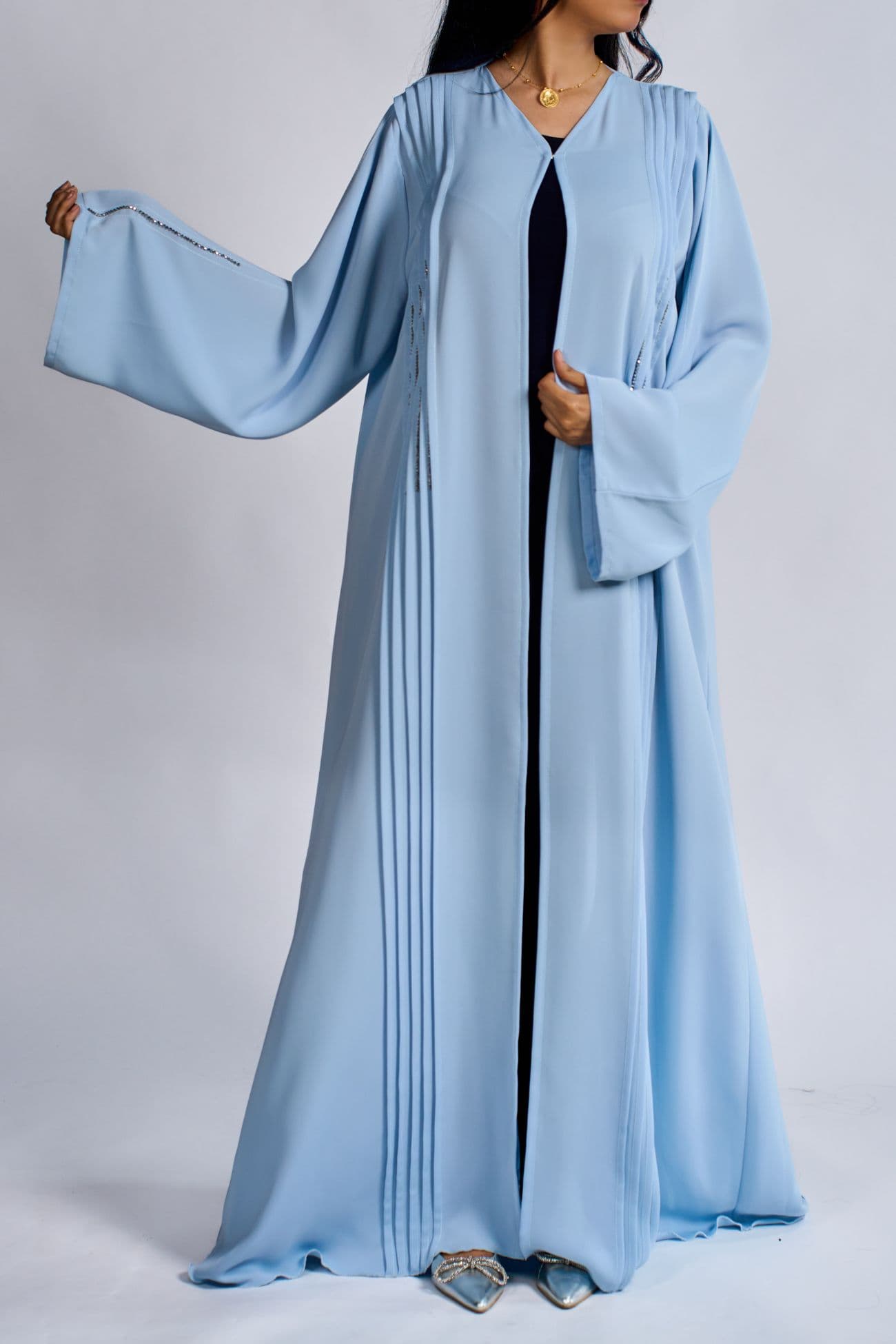 Sky Pleat Abaya