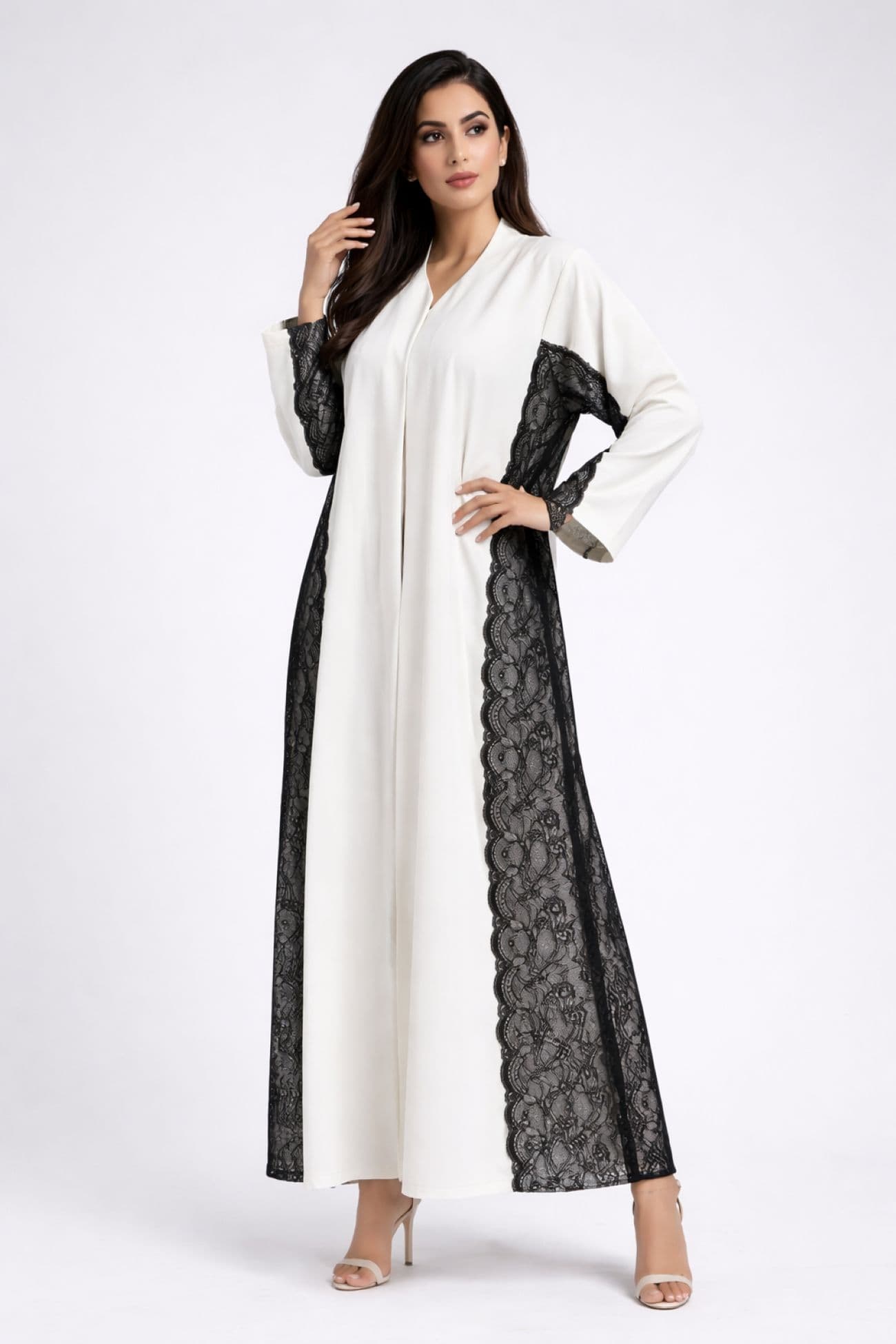 abaya barbi — Light Cream