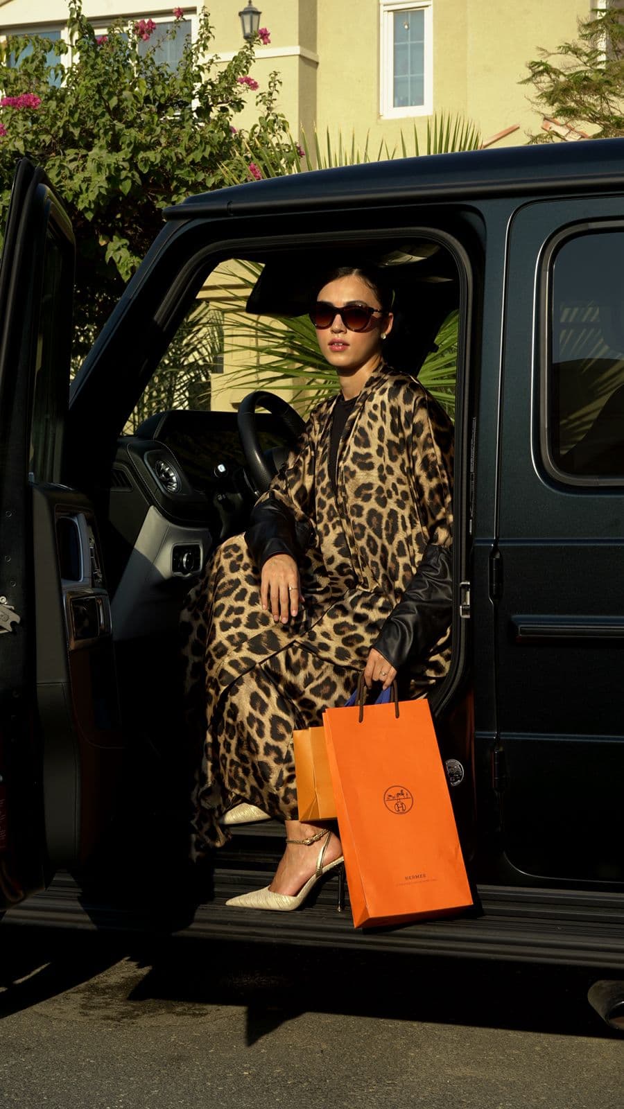 Leopard Luxe Abaya